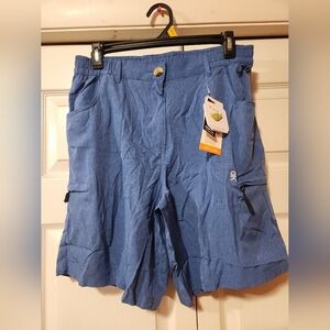 Little Donkey Andy Men's Blue Cargo Shorts